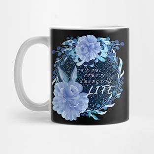 Blue Rose - Simple Things in Life Mug